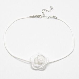 Dainty Fabric Flower Choker